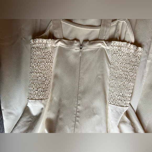 Maryam Nassir Zadeh La Mola Dress ivory/off-white US0 XS S long strappy - Picture 7 of 12